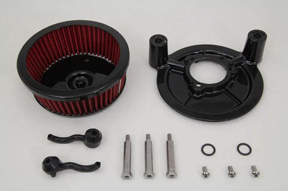 Wyatt Gatling 1202BLACK Air Cleaner and Backing Plate for Harley Davidson FXD and FXST Models by Wyatt Gatling