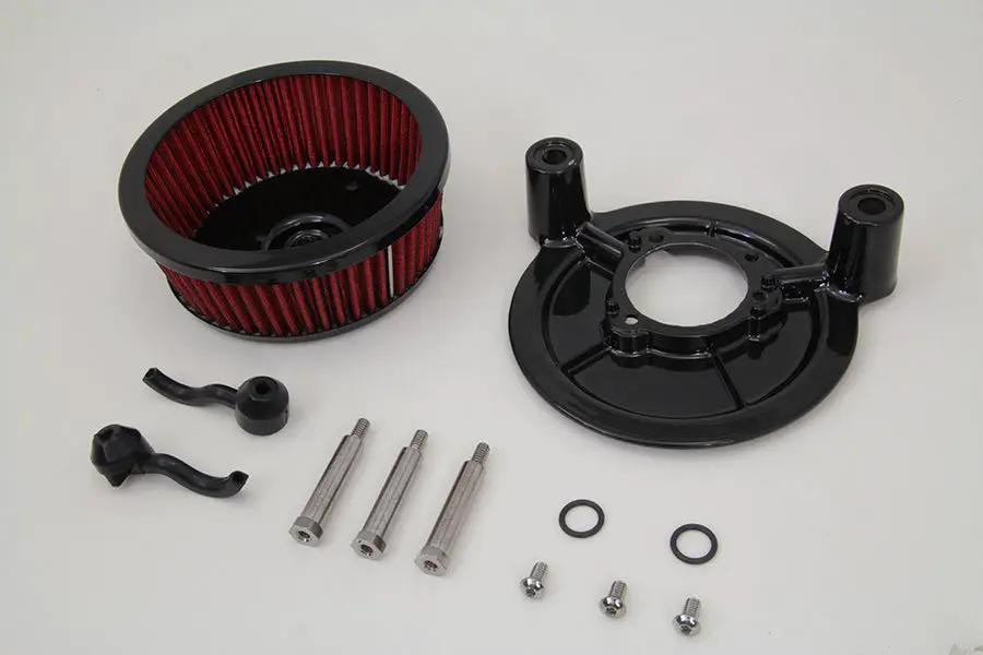 Wyatt Gatling 1202BLACK Air Cleaner and Backing Plate for Harley Davidson FXD and FXST Models by Wyatt Gatling