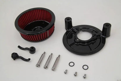 Wyatt Gatling 1202BLACK Air Cleaner and Backing Plate for Harley Davidson FXD and FXST Models by Wyatt Gatling