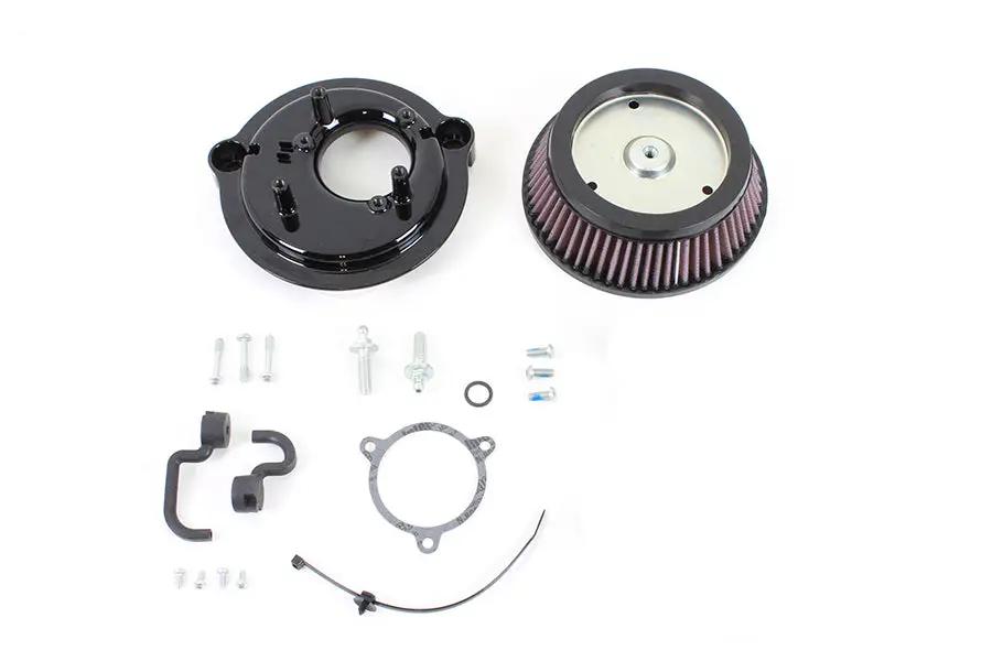 Wyatt Gatling Performance Round High Flow Air Cleaner Kit for Harley Davidson FLHR and FLHT by Wyatt Gatling