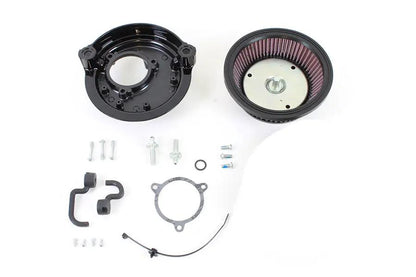Wyatt Gatling Performance Round High Flow Air Cleaner Kit for Harley Davidson FLHR and FLHT by Wyatt Gatling