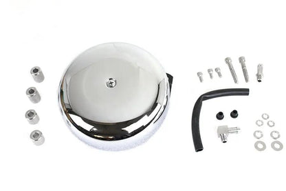 V-Twin 34-1467 Round Air Cleaner Smooth for Harley Davidson FLST (1990-1999) by V-Twin