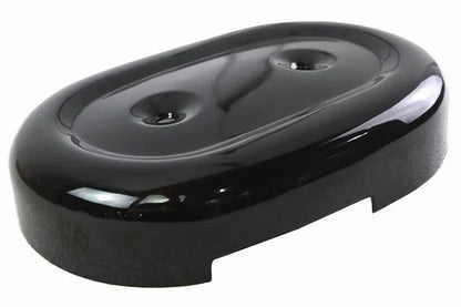 V-Twin Oval Air Cleaner Cover Black for Harley Davidson FL (1971-1980) by V-Twin