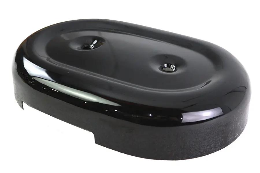 V-Twin Oval Air Cleaner Cover Black for Harley Davidson FL (1971-1980) by V-Twin