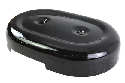 V-Twin Oval Air Cleaner Cover Black for Harley Davidson FL (1971-1980) by V-Twin