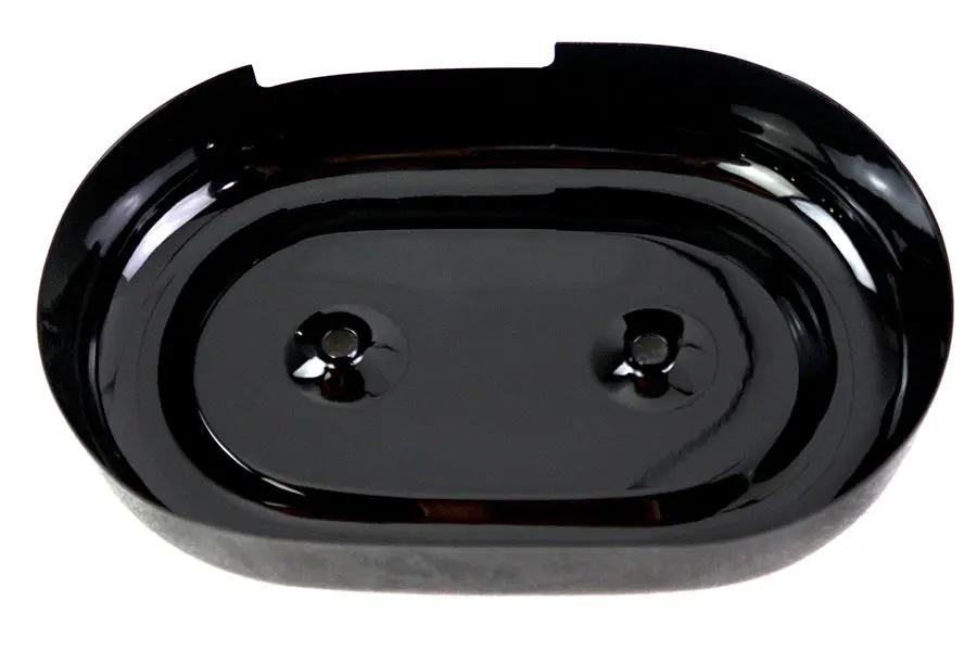 V-Twin Oval Air Cleaner Cover Black for Harley Davidson FL (1971-1980) by V-Twin