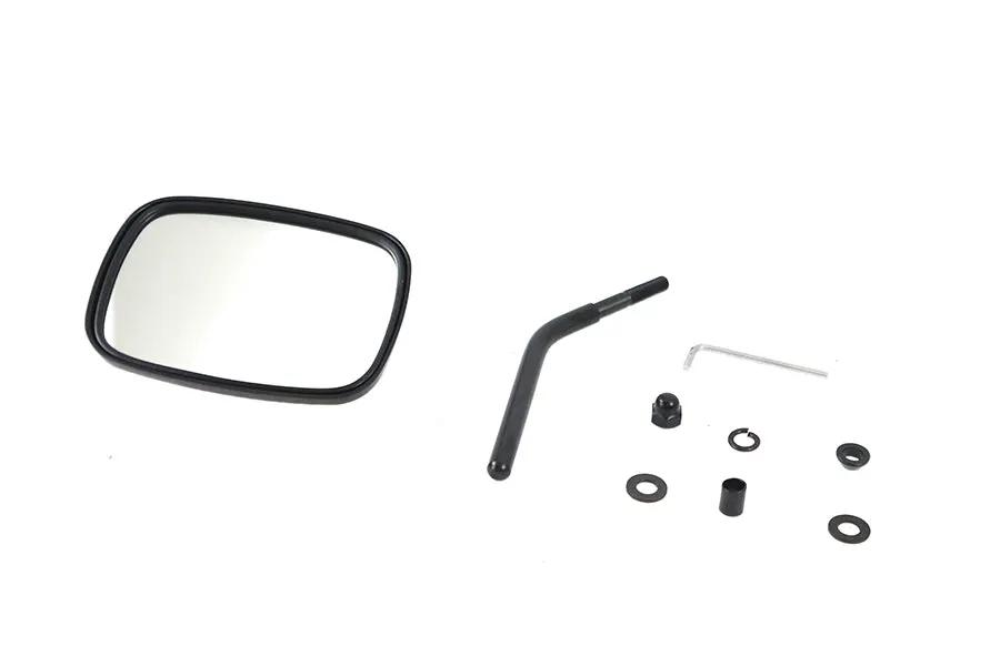 V-Twin Black Replica Swivel Mirror with Short Stem for Harley Davidson 1916-1925 by V-Twin
