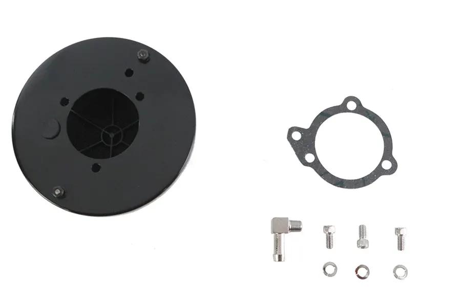Wyatt Gatling Round Mesh Air Cleaner Black for 1-7/8 inch Carburetors by Wyatt Gatling