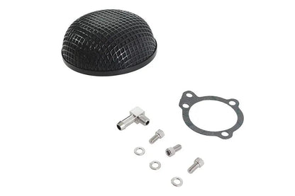 Wyatt Gatling Round Mesh Air Cleaner Black for 1-7/8 inch Carburetors by Wyatt Gatling