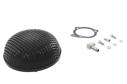Wyatt Gatling Round Mesh Air Cleaner Black for 1-7/8 inch Carburetors by Wyatt Gatling