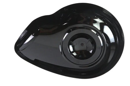 V-Twin 76905B 8 inch Teardrop Air Cleaner Cover Black for Harley Davidson FXD by V-Twin