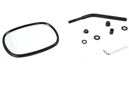 V-Twin 70215B Black Rectangular Mirror for Harley Davidson Motorcycles by V-Twin
