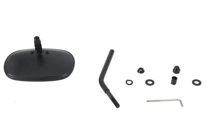V-Twin 70215B Black Rectangular Mirror for Harley Davidson Motorcycles by V-Twin