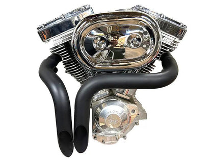 V-Twin Oval Air Cleaner Assembly Chrome for S&S and OKO 1-7/8 inch Shorty Carbs by V-Twin
