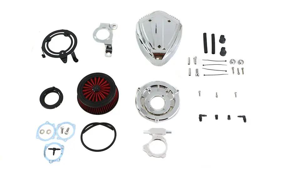 Wyatt Gatling Siren Air Cleaner Assembly Chrome for Harley Davidson FXST (Part E14-0229) by Wyatt Gatling