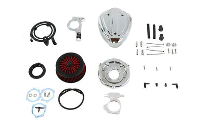 Wyatt Gatling Siren Air Cleaner Assembly Chrome for Harley Davidson FXST (Part E14-0229) by Wyatt Gatling