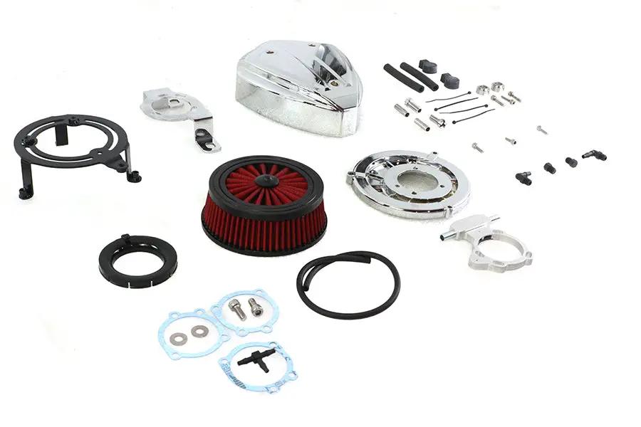 Wyatt Gatling Siren Air Cleaner Assembly Chrome for Harley Davidson FXST (Part E14-0229) by Wyatt Gatling