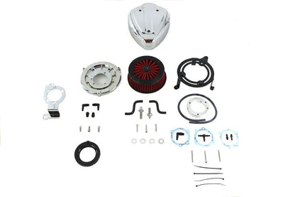 Wyatt Gatling Siren Air Cleaner Assembly Chrome for Harley Davidson FXST (1999-2008) by Wyatt Gatling