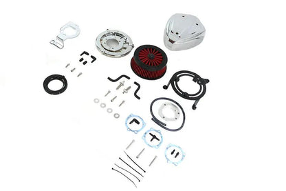 Wyatt Gatling Siren Air Cleaner Assembly Chrome for Harley Davidson FXST (1999-2008) by Wyatt Gatling