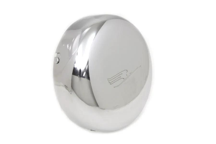 V-Twin 7 Inch Linkert Bird J-Slot Style Chrome Air Cleaner Assembly Kit by V-Twin