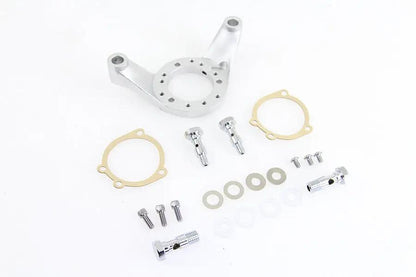 Wyatt Gatling Air Cleaner Bracket Kit Satin Nickel for Harley Davidson FXST by Wyatt Gatling