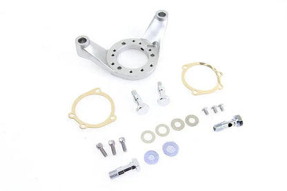 Wyatt Gatling Air Cleaner Bracket Kit Satin Nickel for Harley Davidson FXST by Wyatt Gatling