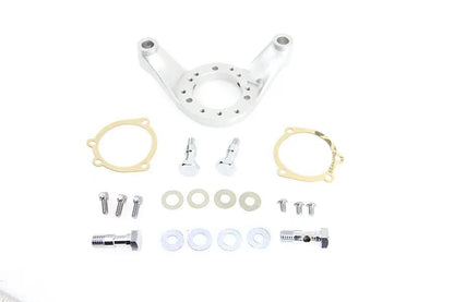 Wyatt Gatling Air Cleaner Bracket Kit Satin Nickel for Harley Davidson FXST by Wyatt Gatling