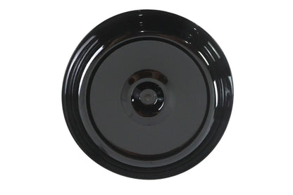 Wyatt Gatling 8-inch Black Round Air Cleaner Cover for Harley Davidson FXST, FLST, FXR, FLT Models by Wyatt Gatling