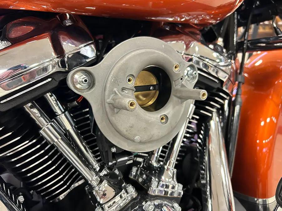 V-Twin 160mm Teardrop Air Cleaner Backing Plate for Harley Davidson FLT and FXBB Models by V-Twin