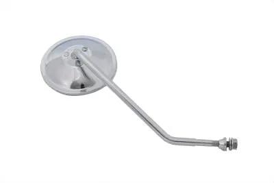 Wyatt Gatling 34-1567 Round Chrome Mirror with Threaded Mount for Harley Davidson (1965-1974) by Wyatt Gatling