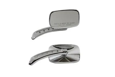 Wyatt Gatling KA44L153L Chrome Oval Mirror Set for Harley Davidson Motorcycles by Wyatt Gatling