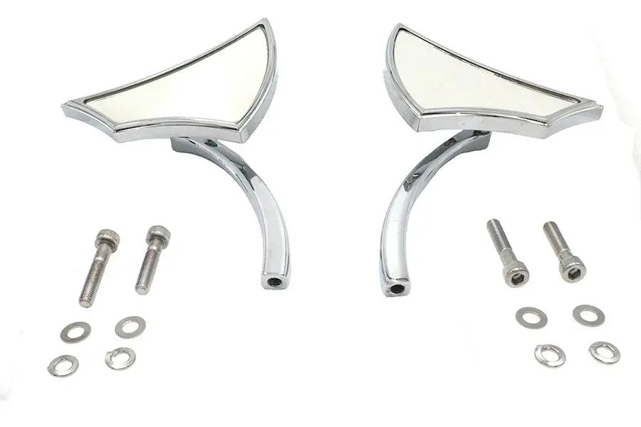 Wyatt Gatling 76900 Axe Style Mirror Set for Harley Davidson Motorcycles by Wyatt Gatling