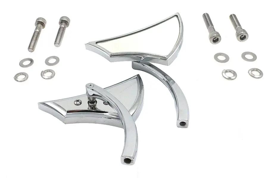 Wyatt Gatling 76900 Axe Style Mirror Set for Harley Davidson Motorcycles by Wyatt Gatling