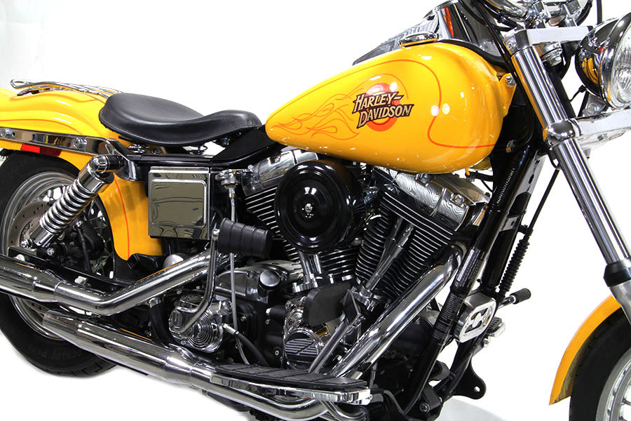 V-Twin Black Wyatt Gatling Air Cleaner Assembly for Harley Davidson FXST