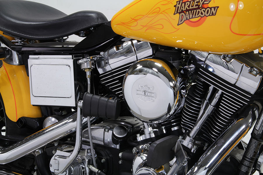 V-Twin Chrome Wyatt Gatling Air Cleaner Assembly for Harley Davidson FXST 1993-2002