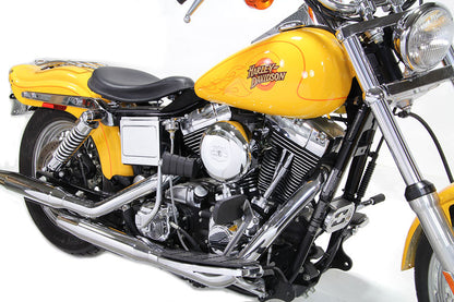 V-Twin Chrome Wyatt Gatling Air Cleaner Assembly for Harley Davidson FXST 1993-2002