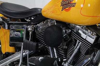 V-Twin Black Wyatt Gatling Air Cleaner Assembly for Harley Davidson FXST (1993-2002) by V-Twin