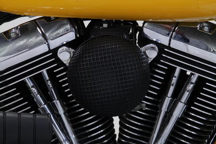 V-Twin Black Wyatt Gatling Air Cleaner Assembly for Harley Davidson FXST (1993-2002) by V-Twin