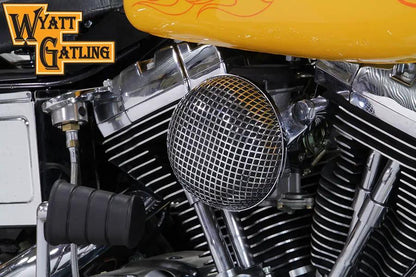 V-Twin Chrome Wyatt Gatling Air Cleaner Assembly for Harley Davidson FXST by V-Twin