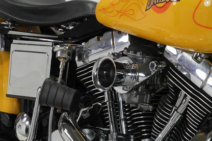 V-Twin Chrome Wyatt Gatling Velocity Stack Assembly for Harley Davidson FXST (1993-2002) by V-Twin
