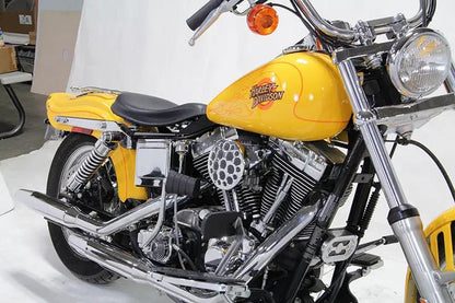 V-Twin Chrome Wyatt Gatling Air Cleaner Assembly for Harley Davidson FXD (1993-2002) by V-Twin