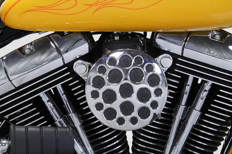 V-Twin Chrome Wyatt Gatling Air Cleaner Assembly for Harley Davidson FXD (1993-2002) by V-Twin