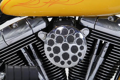 V-Twin Chrome Wyatt Gatling Air Cleaner Assembly for Harley Davidson FXD (1993-2002) by V-Twin