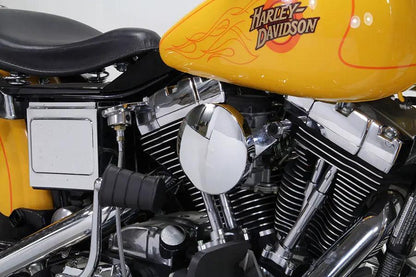 V-Twin Chrome Wyatt Gatling Air Cleaner Assembly for Harley Davidson FXST (1993-2002) by V-Twin