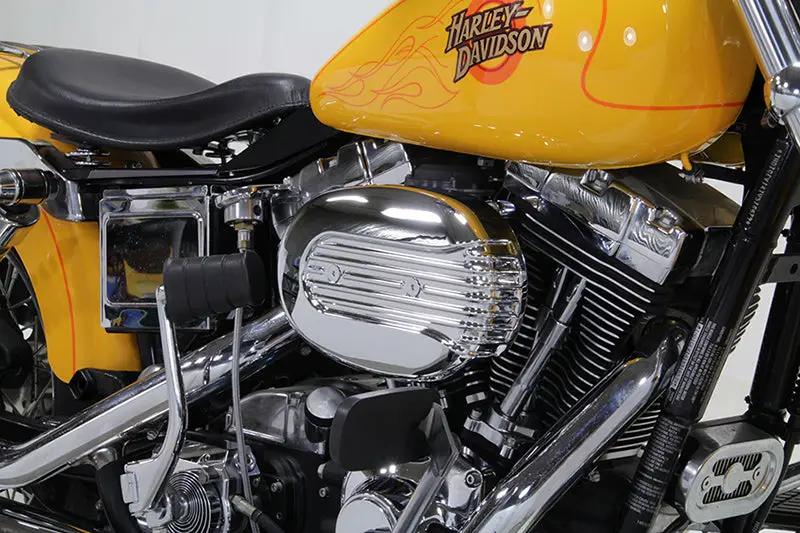V-Twin Chrome Wyatt Gatling Air Cleaner Assembly for Harley Davidson FXST (1993-2002) by V-Twin