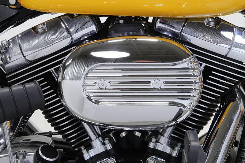 V-Twin Chrome Wyatt Gatling Air Cleaner Assembly for Harley Davidson FXST (1993-2002) by V-Twin