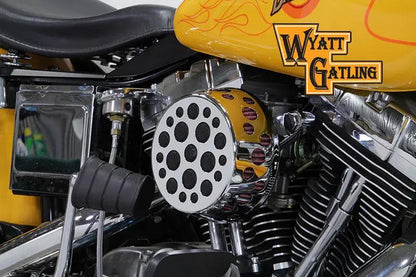 V-Twin Chrome Wyatt Gatling Air Cleaner Assembly for Harley Davidson FXST by V-Twin