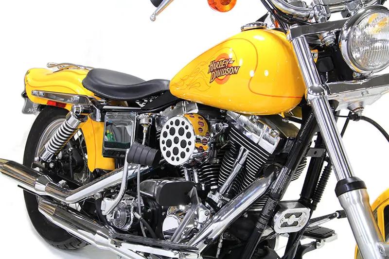 V-Twin Chrome Wyatt Gatling Air Cleaner Assembly for Harley Davidson FXST by V-Twin