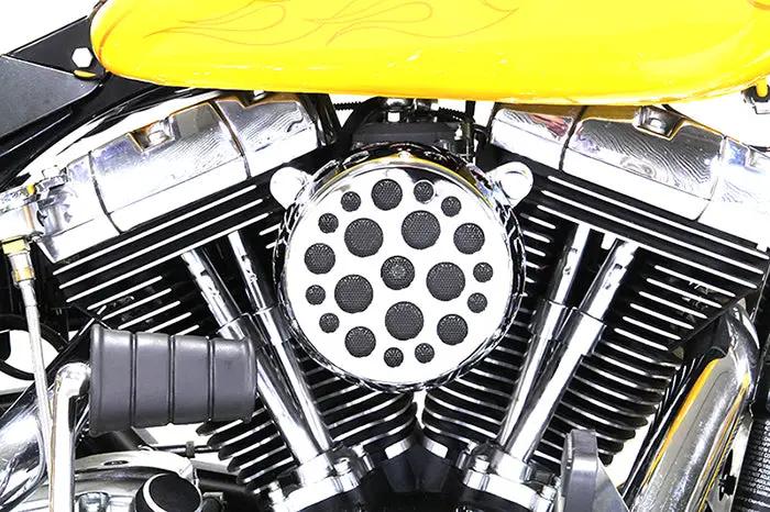 V-Twin Chrome Wyatt Gatling Air Cleaner Assembly for Harley Davidson FXST by V-Twin