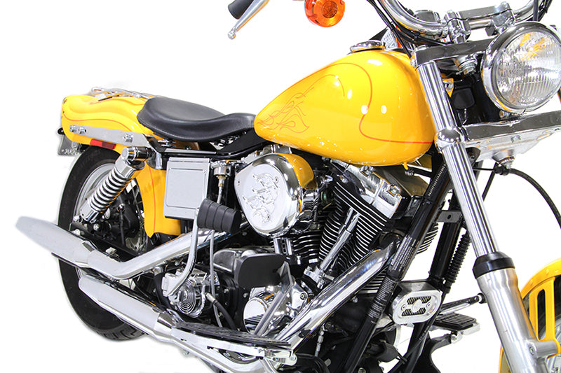V-Twin Chrome Wyatt Gatling Air Cleaner Assembly for Harley Davidson FXST (1993-2002)